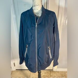 NEW 3X‎ Levis Women's Melanie Bomber Jacket Navy zipper pockets